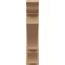 Ekena Millwork 7 1/2-in W x 32-in D x 32-in H Balboa Trad Rough Cedar Woodgrain TimberThane Outlooker, Primed Tan OUTUR075X32X32BOA04RCPR - alternate 5